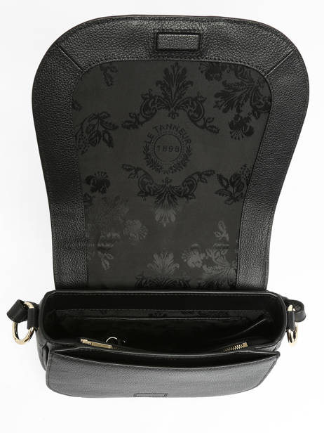 Sac Bandoulière Ella Cuir Le tanneur Noir ella TNGI1210 vue secondaire 3