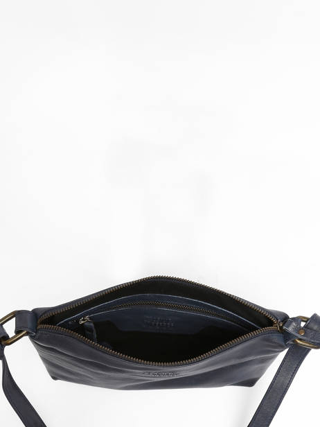 Sac Bandoulière Cow Cuir Basilic pepper Bleu cow BCOW68 vue secondaire 3