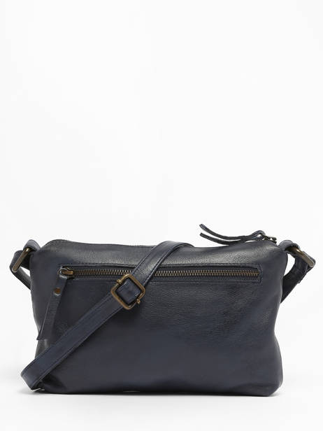 Sac Bandoulière Cow Cuir Basilic pepper Bleu cow BCOW68 vue secondaire 4
