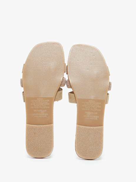 Slippers Edriah In Leather Steve madden Beige accessoires 11002559 other view 4