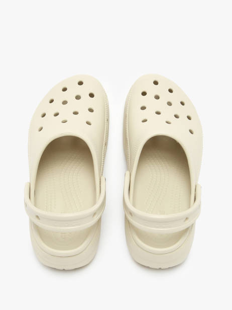 Mules Classic Platform Clog Crocs Beige accessoires 206750 vue secondaire 3