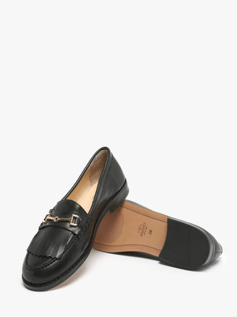 Moccasins In Leather Inuovo Black accessoires B01002 other view 1
