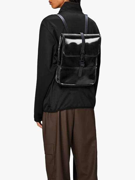 Backpack Micro - Sac à Dos Rains Noir city 13010 vue secondaire 1