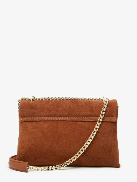 Sac Bandoulière Velvet Caviar Cuir Milano Marron velvet caviar VC24115 vue secondaire 4