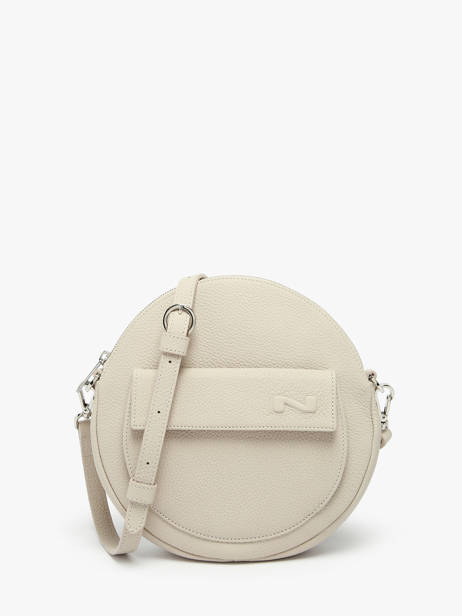Sac Bandoulière Dorine Cuir Nathan baume Beige nathan 32PO