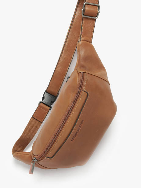 Sac Banane Arthur & aston Marron leon 4 vue secondaire 2