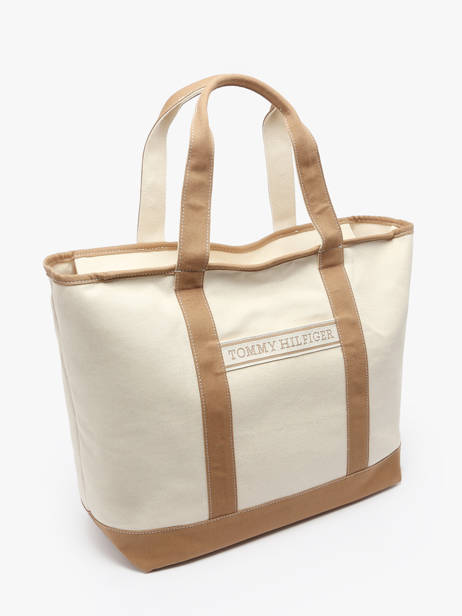 Sac Porté épaule Th Summer Coton Tommy hilfiger Beige th summer AW17421 vue secondaire 2