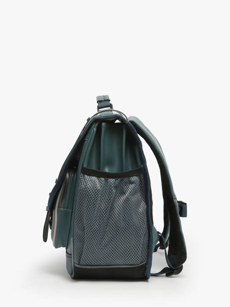 Cartable Vintage North Cameleon Bleu vintage north CA41 vue secondaire 2