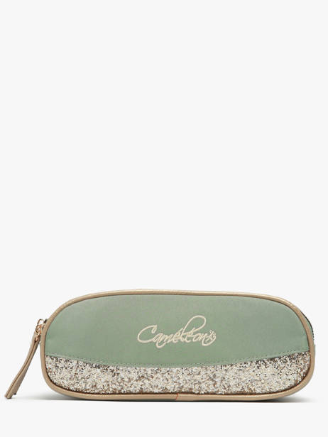 Trousse Enfant 2 Compartiments Vintage Fantasy Cameleon Vert vintage fantasy TROU