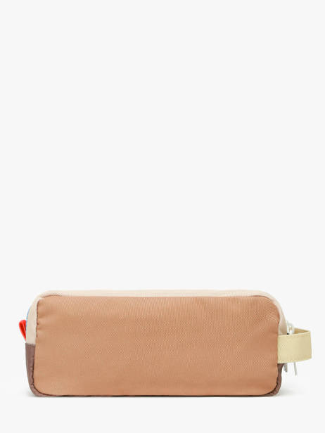Trousse 2 Compartiments Hello hossy Marron cool kids P vue secondaire 2