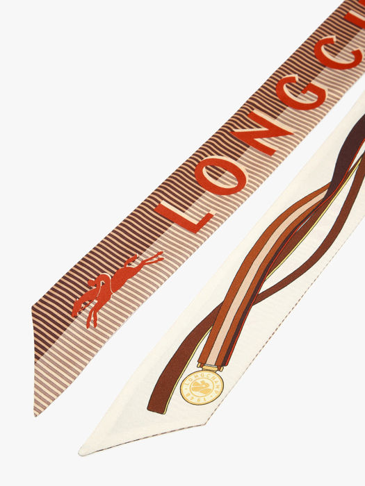 Longchamp Soie gots Foulard Beige