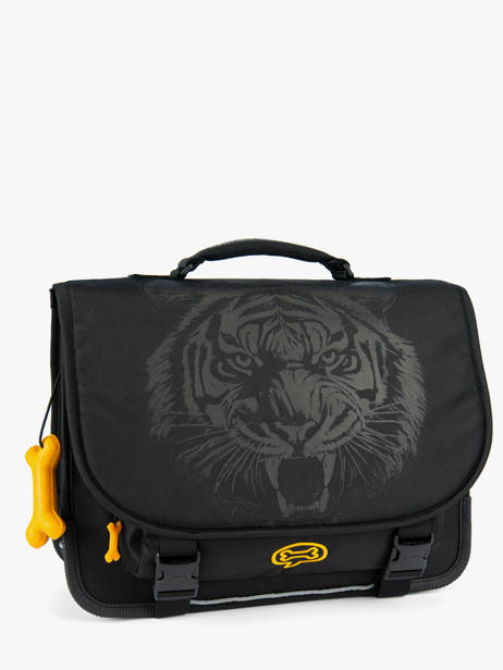 Cartable 2 Compartiments Lily Boys Stones and bones Noir boys B vue secondaire 2