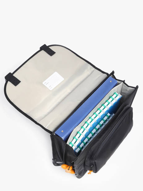 Cartable 2 Compartiments Lily Boys Stones and bones Noir boys B vue secondaire 3