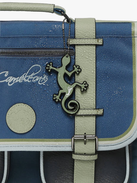 Satchel For Kids 2 Compartments Cameleon Blue vintage urban CA38 other view 6