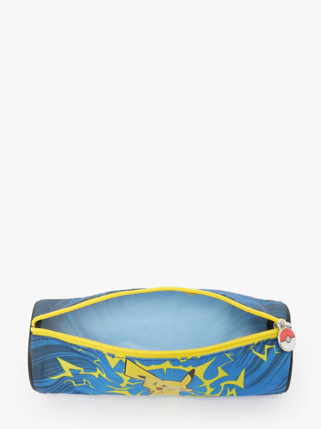 Trousse 1 Compartiment Pokemon Bleu pikachu eclair 25IK207P vue secondaire 1