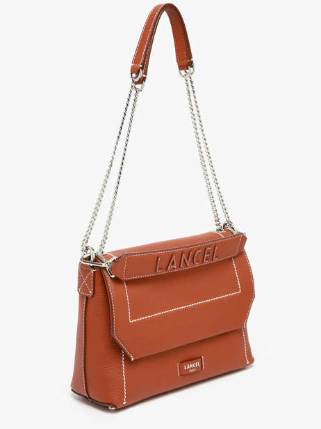 Sac Bandoulière Ninon Cuir Lancel Rouge ninon A13782 vue secondaire 3