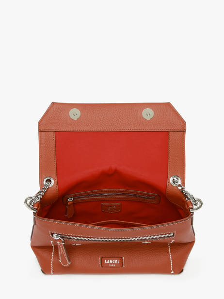 Sac Bandoulière Ninon Cuir Lancel Rouge ninon A13782 vue secondaire 4