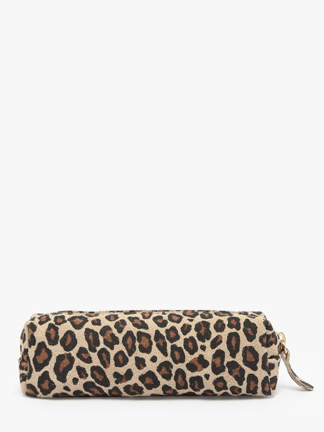 Trousse Cuir Milano Multicolore velvet leopardo VL22116 vue secondaire 2