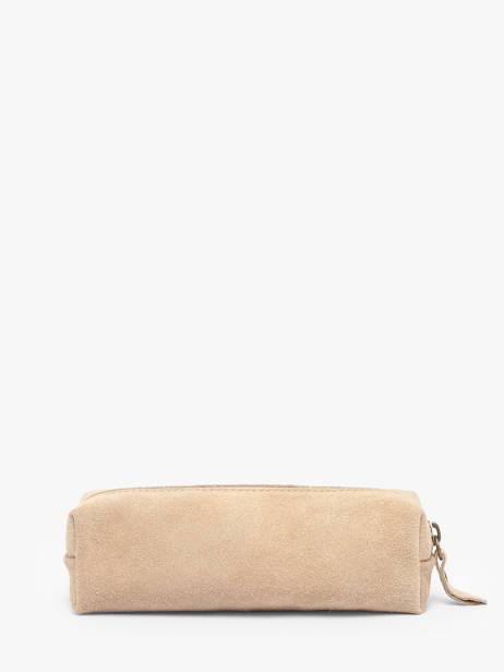 Trousse Velvet Cuir Milano Beige velvet VE22116 vue secondaire 2