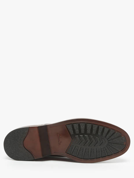 Chaussures Derbies Aldwin Lace En Cuir Clarks Marron men 26183252 vue secondaire 5