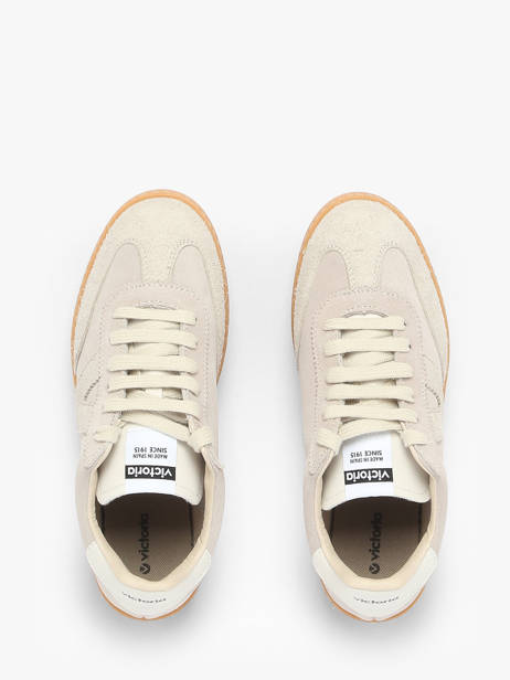 Sneakers Berlin En Cuir Victoria Beige accessoires 1126229 vue secondaire 4