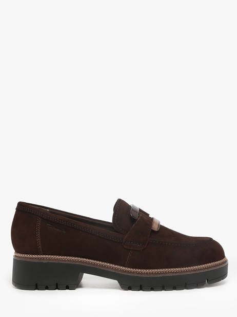 Mocassins En Cuir Tamaris Marron accessoires 43