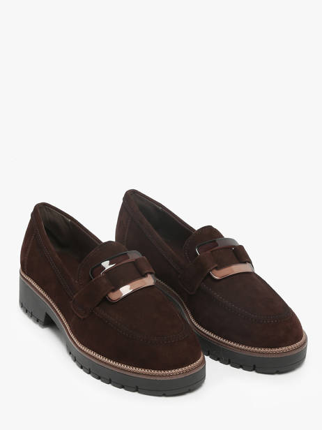 Mocassins En Cuir Tamaris Marron accessoires 43 vue secondaire 2