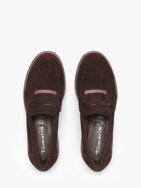 Mocassins En Cuir Tamaris Marron accessoires 43 vue secondaire 4