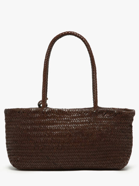 Sac Porté épaule Heritage Cuir Biba Marron heritage PER10L vue secondaire 4