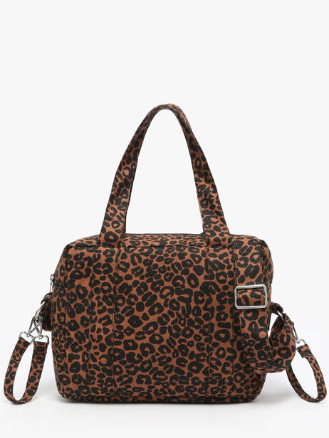 Sac à Main Mini Darcy Coton Recyclé Rivedroite Marron wild tribe MDARCWIL vue secondaire 4