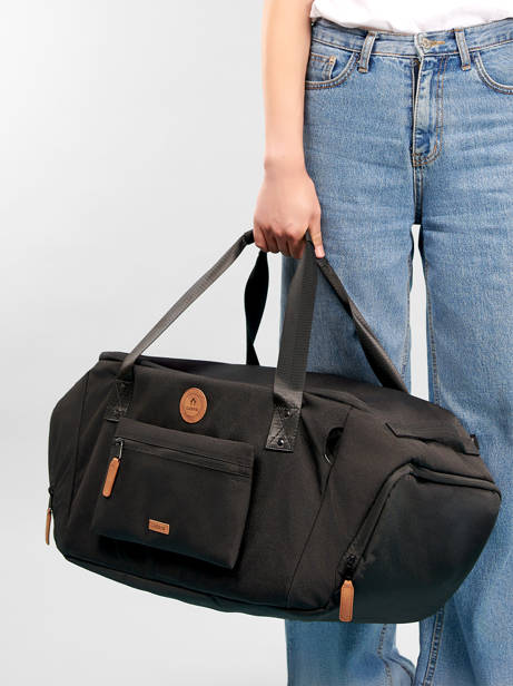 Cabin Duffle Bag Backpack Travel Cabaia Black travel EXP other view 2