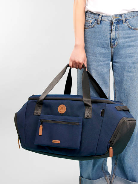 Cabin Duffle Bag Backpack Travel Cabaia Blue travel EXP other view 2