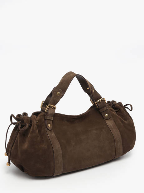 Shoulder Bag Folk Leather Gerard darel Green folk DCS01407 other view 2