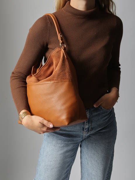 Sac Porté épaule Brodery Polyester Torrow Marron brodery TBRO01 vue secondaire 1