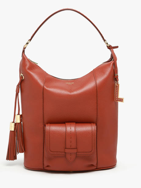 Sac Porté épaule Premier Flirt Cuir Lancel Rouge premier flirt A13789