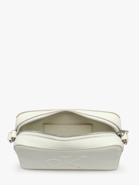 Sac Bandoulière Sculpted Calvin klein jeans Blanc sculpted 4K3036G vue secondaire 2