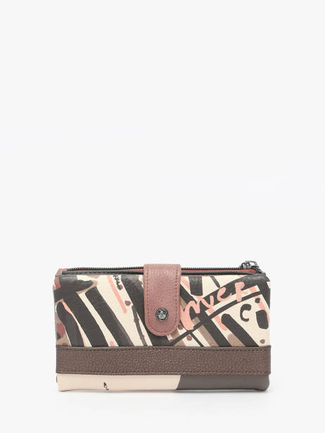Portefeuille Anekke Marron mademoiselle 41809907 vue secondaire 2