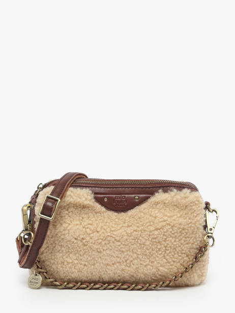 Sac Bandoulière Vintage Cuir Mila louise Violet vintage 23673XTC
