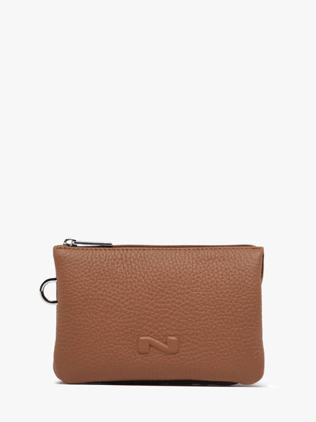 Trousse 2 Compartiments Original N Cuir Nathan baume Marron original n 283N