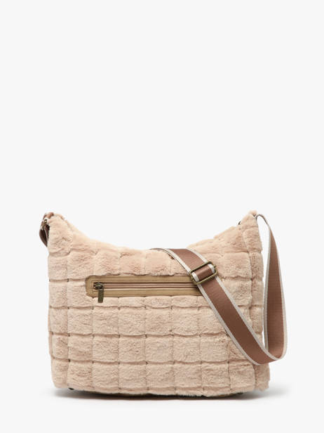 Sac Bandoulière Quadri Polyester Le voyage en panier Marron quadri AHP272 vue secondaire 4