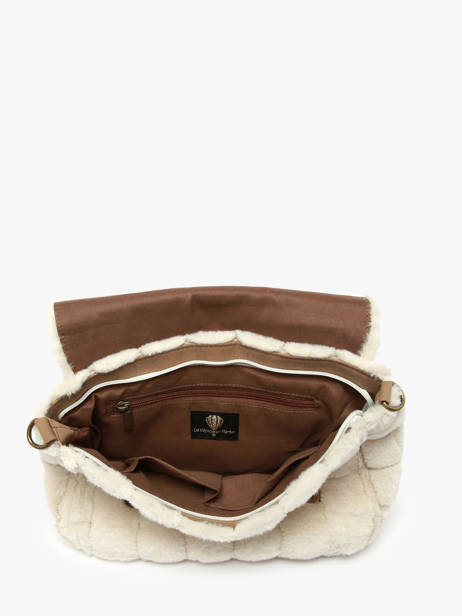 Sac Bandoulière Quadri Le voyage en panier Beige quadri AHP270 vue secondaire 4