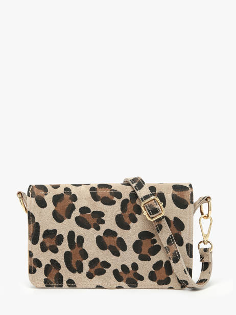 Sac Bandoulière Velvet Leopardo Milano Beige velvet leopardo VL260612 vue secondaire 4