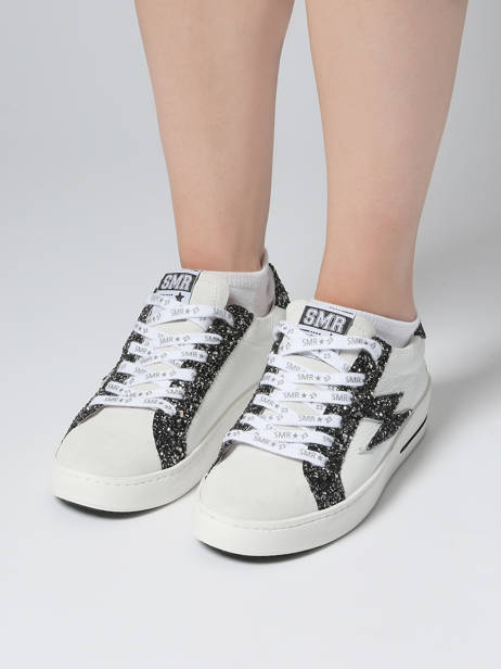 Sneakers Maya In Leather Semerdjian Black accessoires MAYA other view 1