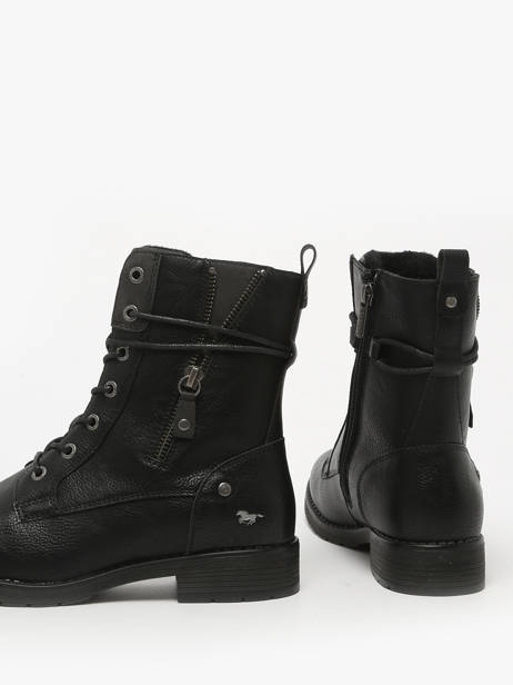 Bottines Mustang Noir women M0052001 vue secondaire 2