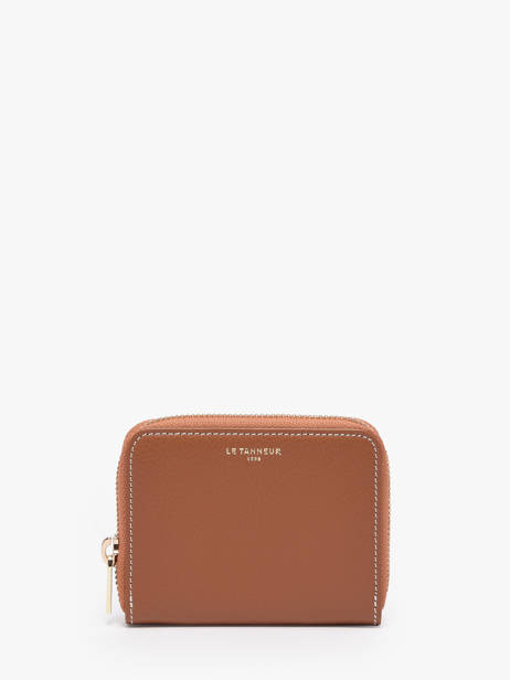 Portefeuille Zippé Emilie Cuir Le tanneur Marron emily AZL355