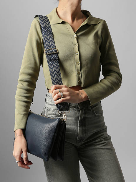 Sac Bandoulière New Grain Miniprix Bleu new grain F6936 vue secondaire 1