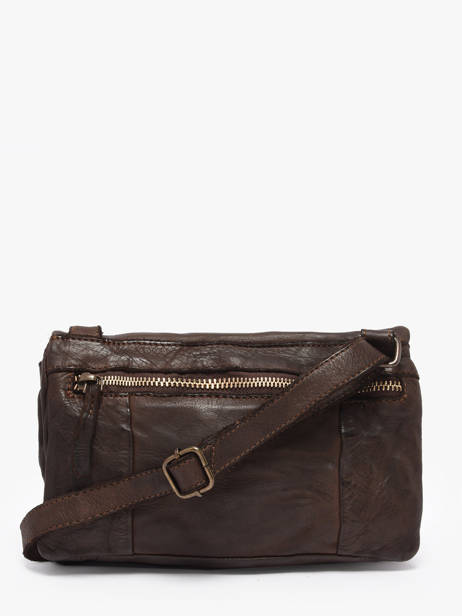 Sac Bandoulière Heritage Cuir Biba Marron heritage BT33 vue secondaire 4