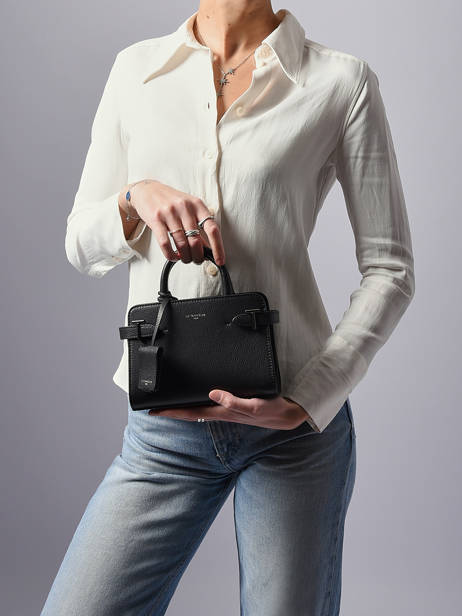 Sac Bandoulière Emily Cuir Le tanneur Noir emily TEMI1630 vue secondaire 1