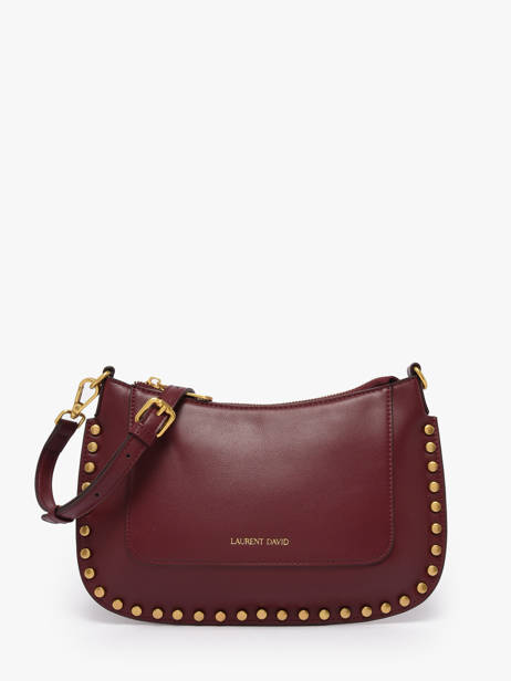 Sac Bandoulière Studs Laurent david Rouge ld bags 977