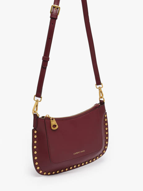 Sac Bandoulière Studs Laurent david Rouge ld bags 977 vue secondaire 1